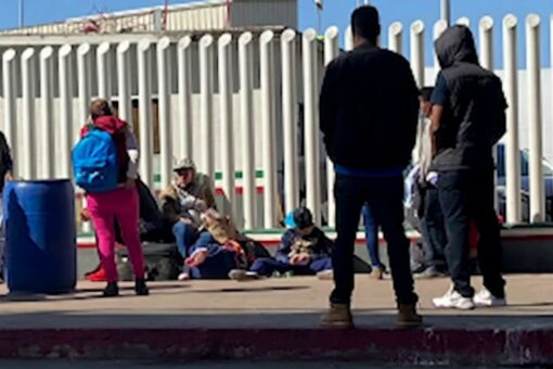 DHS chief Mayorkas tours border facility, says hundreds of migrant kids still coming over every day