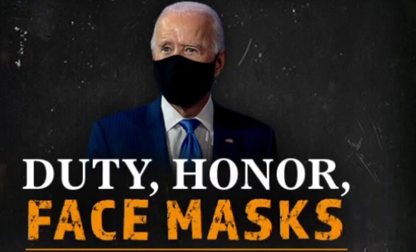 Hannity blasts Biden’s mask ‘masquerade’