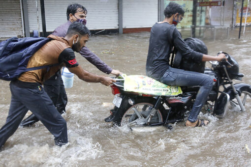 Indian navy searches for 78 missing from barge sunk by storm