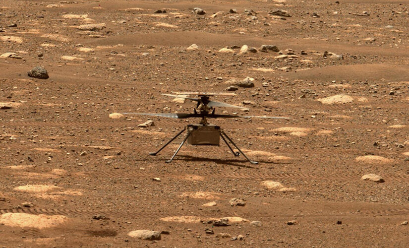 NASA releases video and audio of Ingenuity flying on Mars as the helicopter sets off on its own Friday