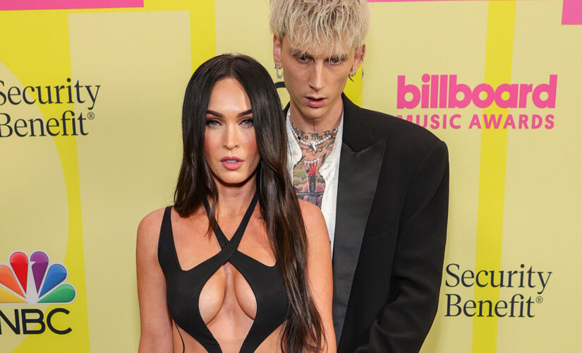 Megan Fox stuns in cleavage-bearing cut-out dress on 2021 BBMA red carpet