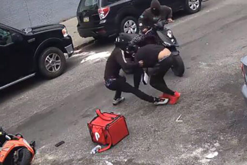 NYC delivery driver’s brutal attack by robbers caught on camera, as suspects remain at large month later
