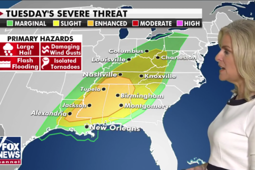 National Weather Forecast: Severe storms possible across the South in the week ahead