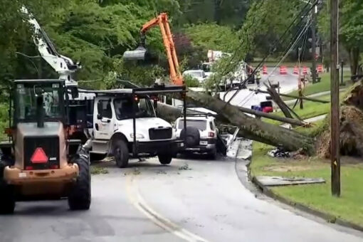 Atlanta issues another severe storm warning one day after tornado causes death