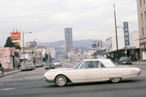 Amazing dash cam footage captures close call accident on Hollywood’s Sunset Strip … in 1963!