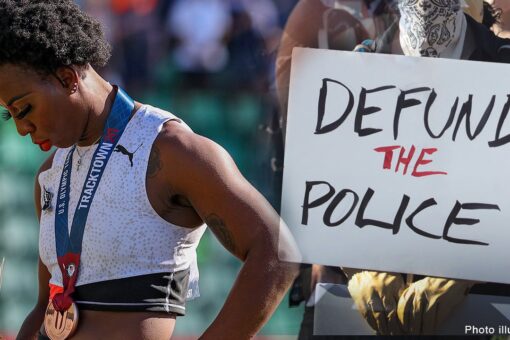 US Olympian Gwen Berry lashes out after national anthem controversy