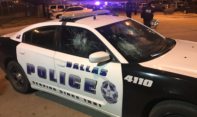 Gun battle at Dallas strip mall leaves 8 injured, including 2 kids, police say