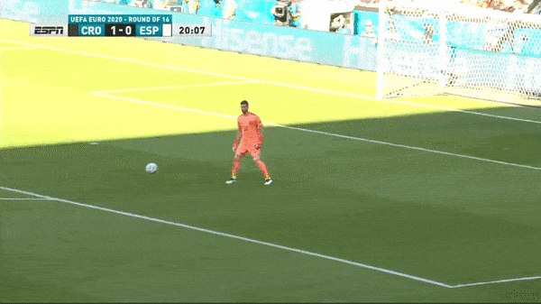 Spain goalkeeper makes improbable gaffe in 5-3 extra time victory over Croatia