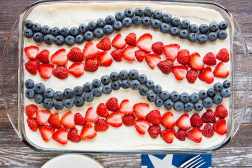 This Fourth of July icebox cake recipe is a refreshing dessert for summer celebrations