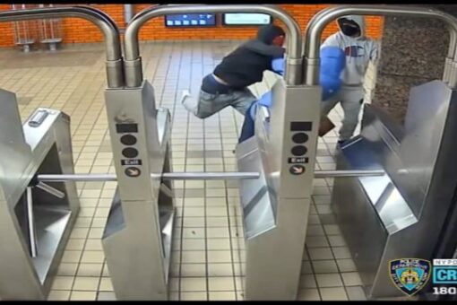 New York City subway slashing captured on video, police say