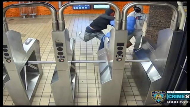 New York City subway slashing captured on video, police say