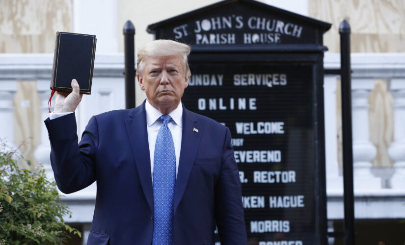 Police did not clear Lafayette Square so Trump could pose for photo with the Bible, IG says