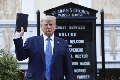 Police did not clear Lafayette Square so Trump could pose for photo with the Bible, IG says