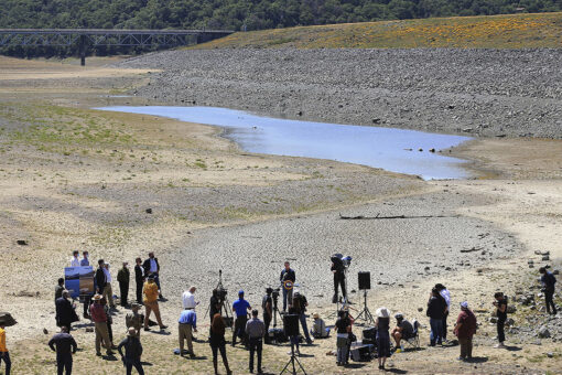 California reservoirs diminish as hot, dry summer approaches