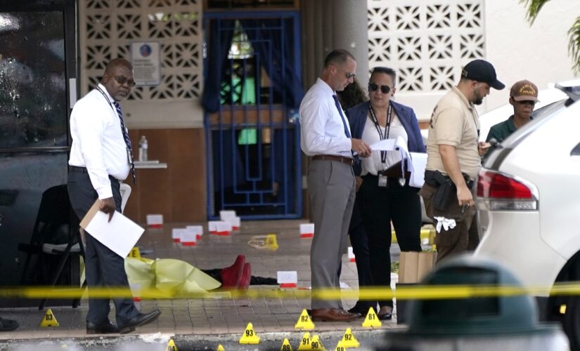 Video shows gunmen open fire on Miami-area crowd outside banquet hall