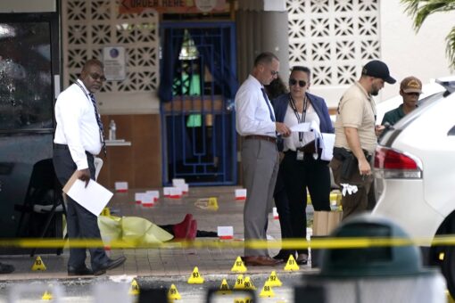 Video shows gunmen open fire on Miami-area crowd outside banquet hall