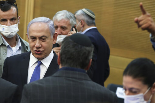 Netanyahu, facing ouster, claims his potential replacement can’t stand up to Biden