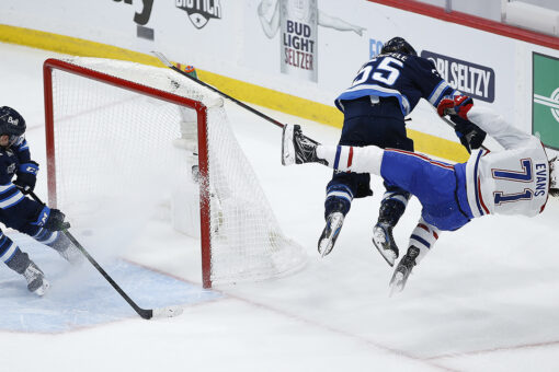 Jets’ Scheifele suspended 4 games for late hit on Evans