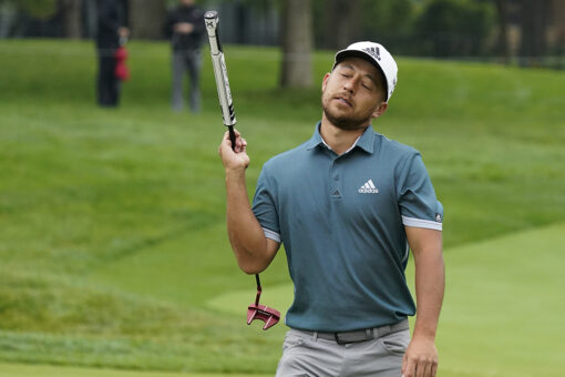Morikawa leads at Muirfield Village on day suspended by rain