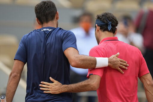 Slowing down? Federer says no as he advances at French Open