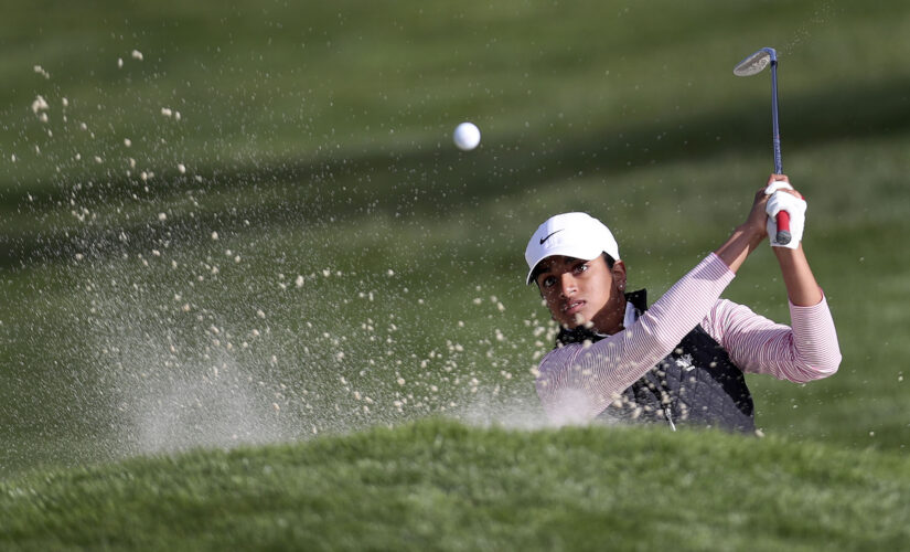 Amateur Megha Ganne holds share of lead at US Women’s Open