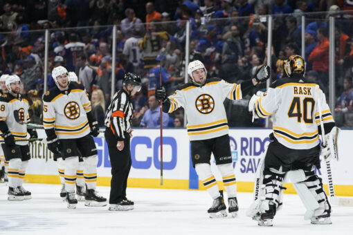 Marchand scores in OT, Bruins beat Islanders 2-1 in Game 3