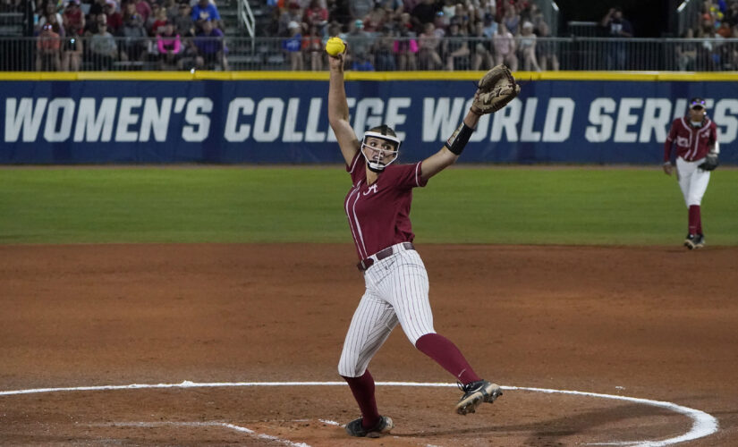 Montana Fouts throws perfect game, leads Alabama past UCLA in WCWS