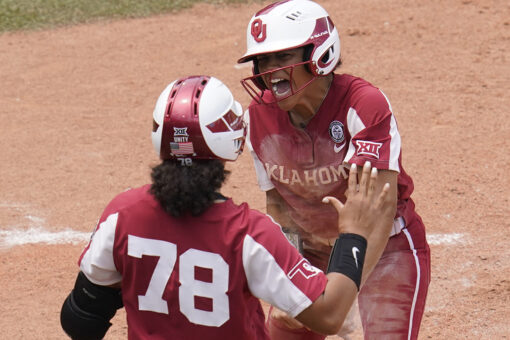 Oklahoma tops James Madison; rematch to decide WCWS finalist