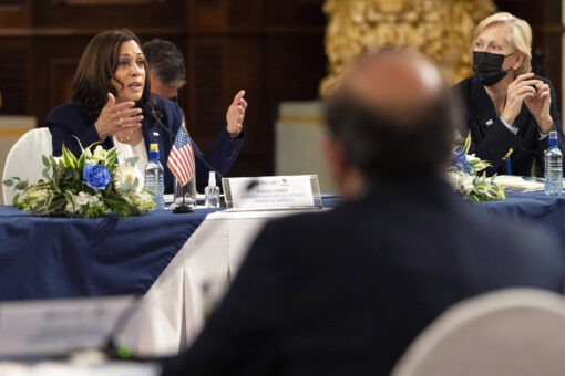 Harris tells Guatemalan president that migration is a top priority, after he blames US for surge