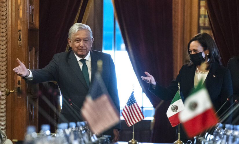 Harris meets with Mexican president amid criticism over migrant remarks, lack of border visit