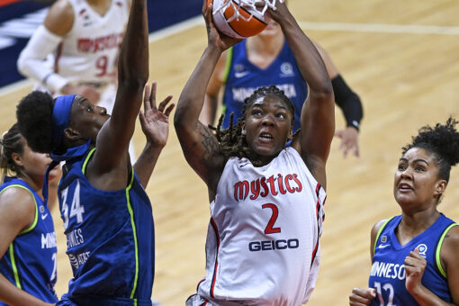 Charles scores 31, Mystics hold off Lynx 85-81