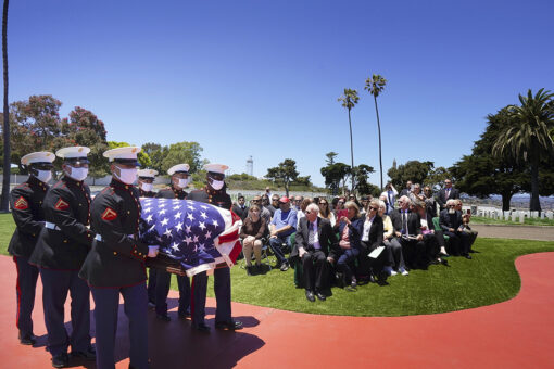 Marine killed at Pearl Harbor laid to rest in California