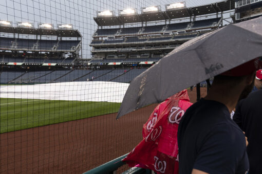 Giants, Nationals rained out, day-night twin-bill Saturday