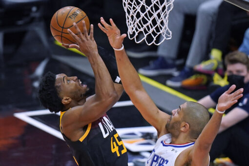 Mitchell has 37, Jazz beat Clippers 117-111 for 2-0 lead