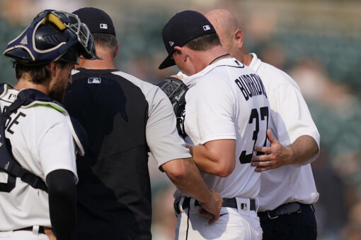 Detroit Tigers pitcher throws up all over mound, demoted to Triple-A after the game