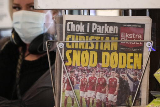 Eriksen’s collapse creates ‘national shock’ in Denmark