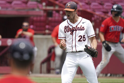 McGarry fans 10, Virginia beats DBU 4-0 to force Game 3