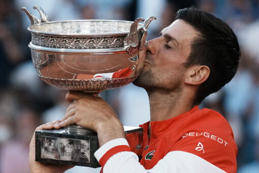 Djokovic gives racket to supportive young fan