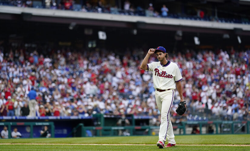 Nola lifts Phillies back over .500, beats reeling Yanks 7-0