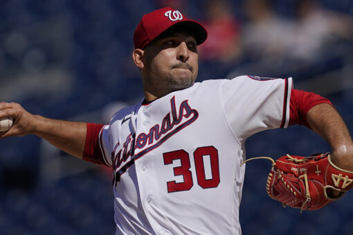 Journeyman Espino pitches Nationals to sweep of Pirates