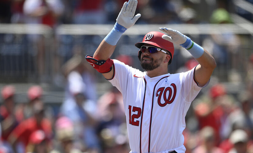 Schwarber hits 3 homers, Nats beat Mets 5-2, take 3 of 4
