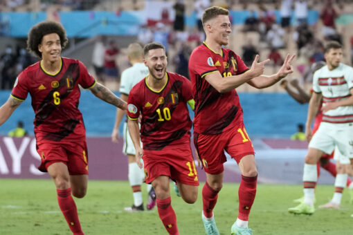 Belgium edges Portugal, reaches quarterfinals at Euro 2020