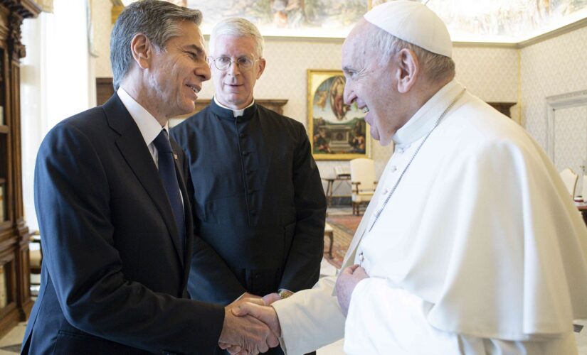 Pope voices ‘affection’ for Americans as he meets Blinken