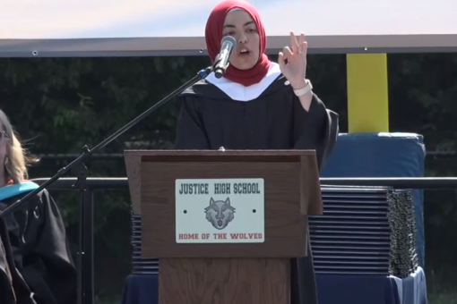 School board member tells graduating class they’re entering world overwhelmed by racism, extreme individualism