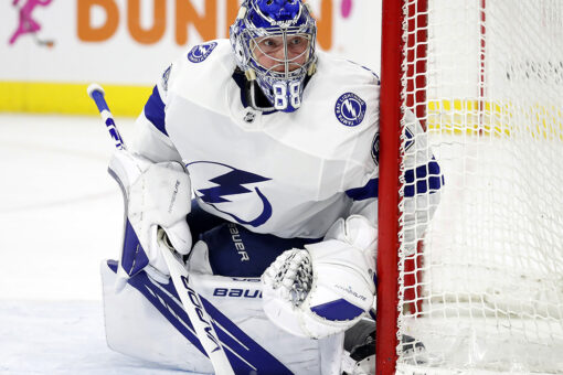Vasilevskiy, Tampa Bay top Carolina 2-1 for 2-0 series lead