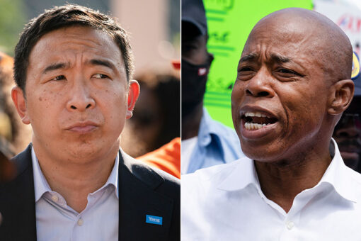 Crime wave dominates NYC mayoral debate as Yang touts key police endorsement