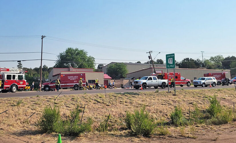 Arizona bike race: 10 injured after pickup truck slams group of bicyclists; suspect shot, police say