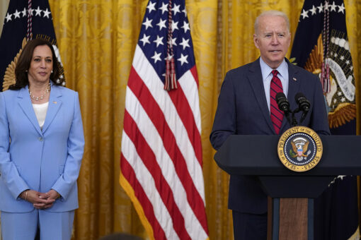 VP Harris reminds Biden about Florida condo collapse in awkward WH moment