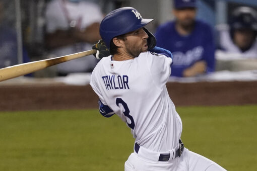 Taylor’s clutch hit caps 14-pitch at-bat, Dodgers deck Cards