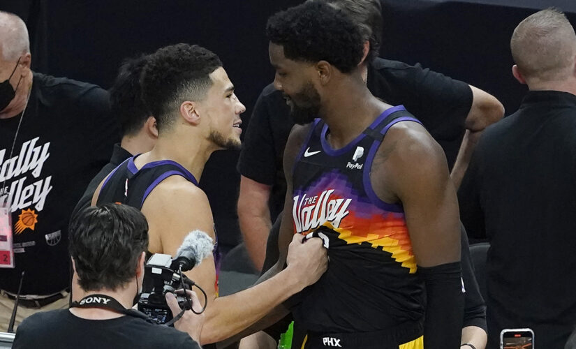 Suns’ Devin Booker scuffles with Clippers’ DeMarcus Cousins after game-winner